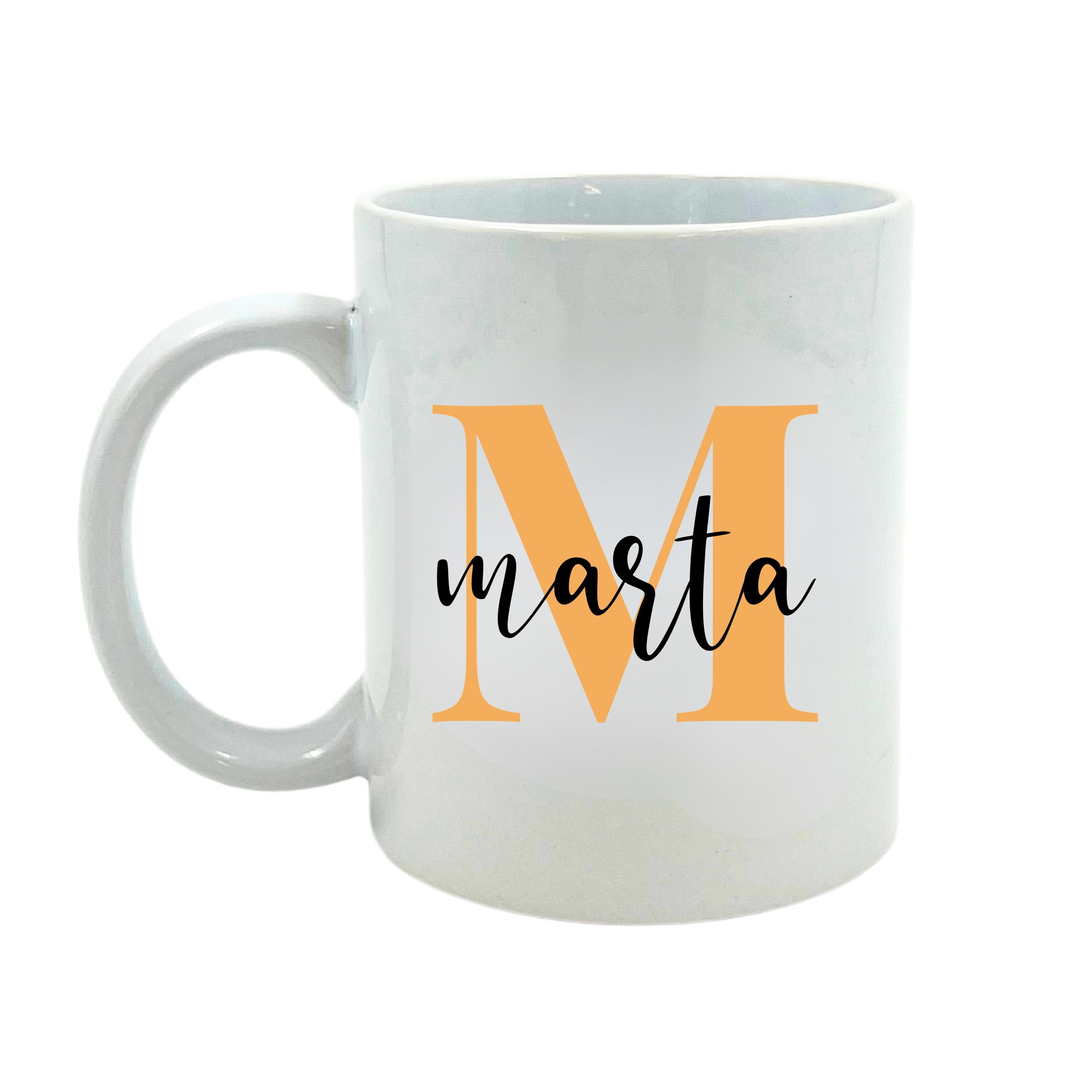 Taza personalizada con el nombre de Marta 
